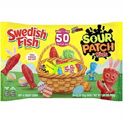 Swedish Fish and Sour Patch Kids Treat Packs~50 Count Swedish Fish and Sour Patch Kids Treat Packs~50 Count