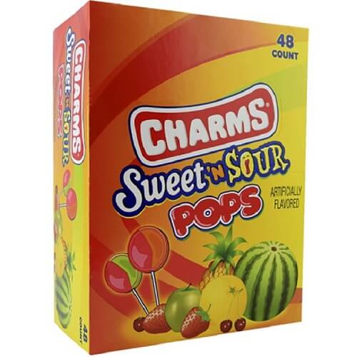 Charms Sweet 'n Sour Pops  Charms Sweet 'n Sour Pops
