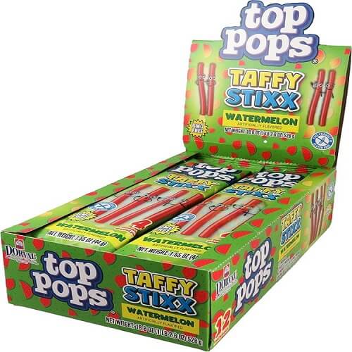 Top Pops Watermelon Taffy Stixx Top Pops Watermelon Taffy Stixx