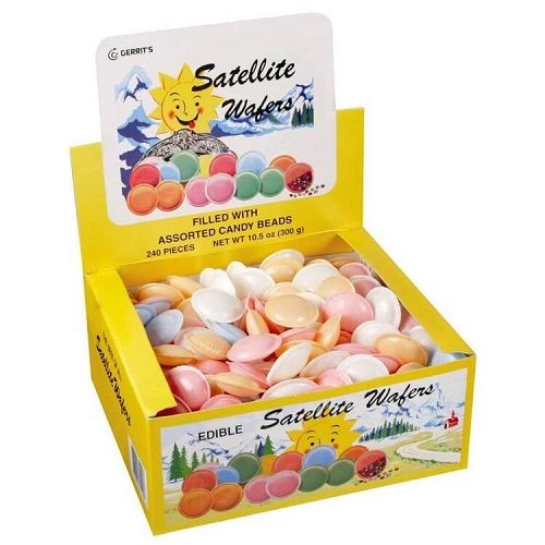 Gerrit's Satellite Wafers - 240 Count Box  Gerrit's Satellite Wafers - 240 Count Box