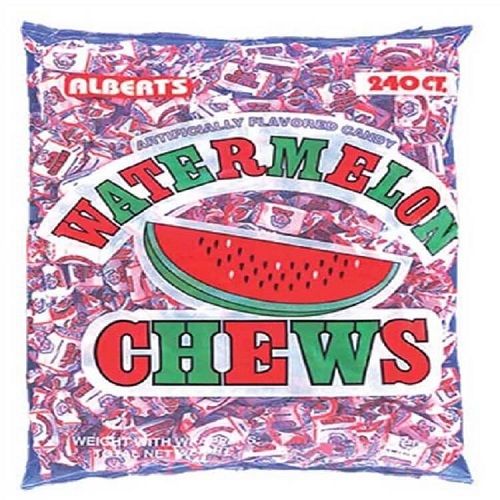Alberts Watermelon Fruit Chews  Alberts Watermelon Fruit Chews
