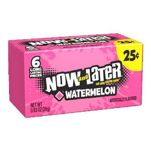 Now and Later Watermelon ~ 24 Count Now and Later Watermelon ~ 24 Count