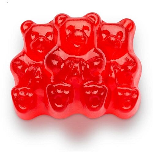 Albanese Wild Cherry Gummi Bears ~ 5lb Bag  Albanese Wild Cherry Gummi Bears ~ 5lb Bag